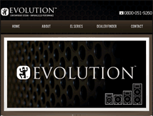 Tablet Screenshot of evolution-audio.com